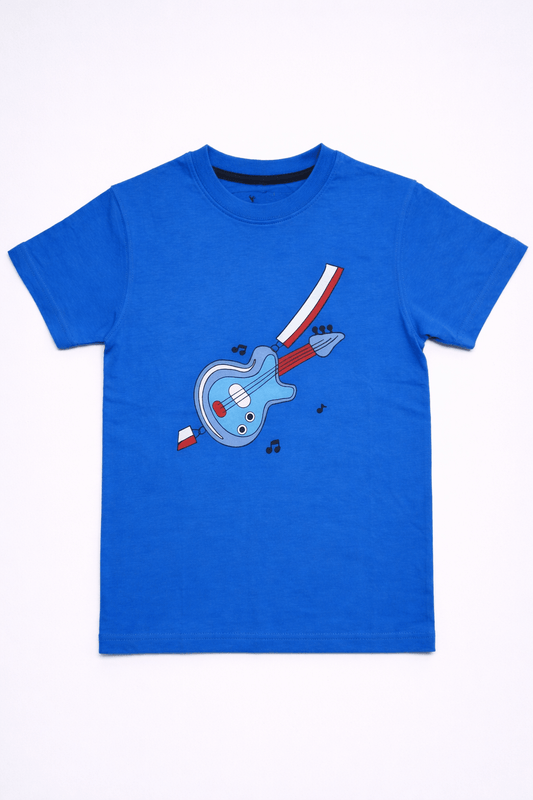 Boys Guitar Graphic T-Shirt