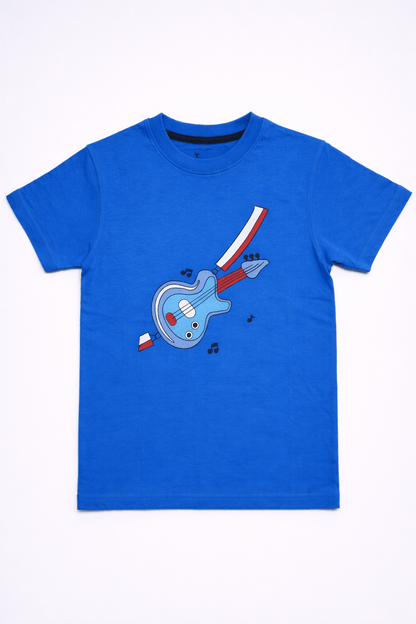 Boys Guitar Graphic T-Shirt