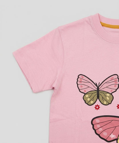 Cute Cartoon Graphic Tee for Kids | Soft Cotton Summer Top
