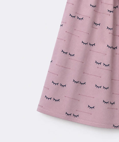 Mink Mink Dress for Girls – Soft Pink Sleeveless Kids Party & Casual Wear Dress