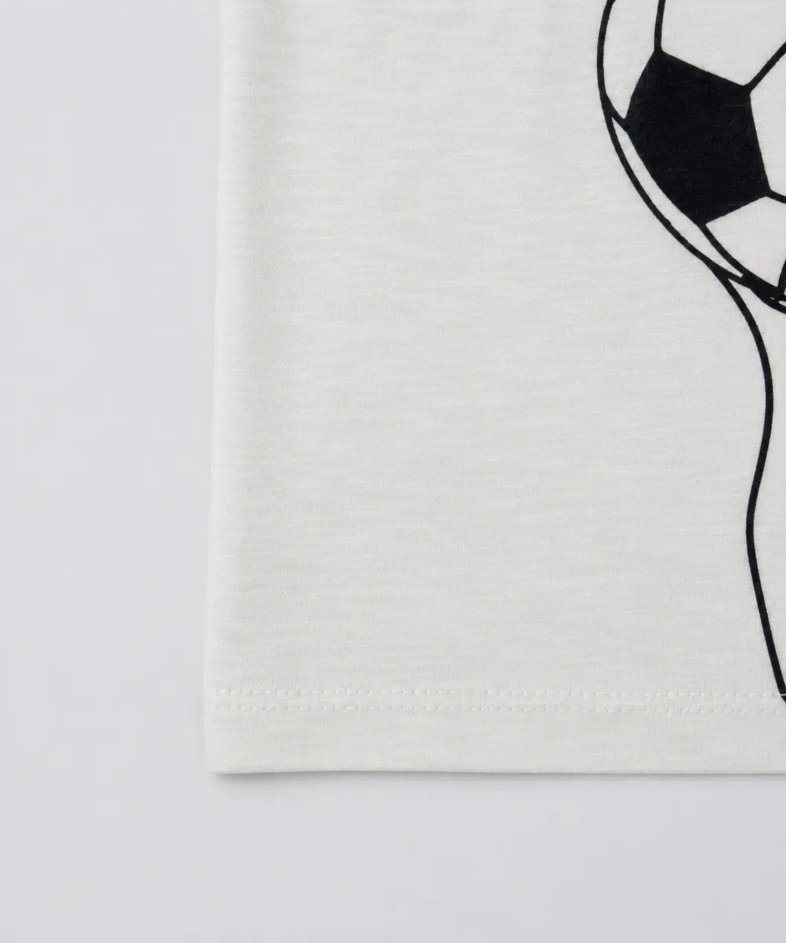 Kids White Football Graphic Unisex T-Shirt – Premium Casual Cotton Tee