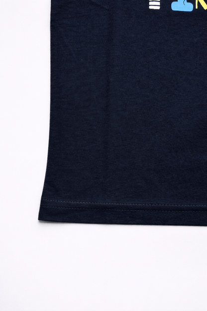 Never Tired Graphic T-Shirt Kids Summer Casual Tee