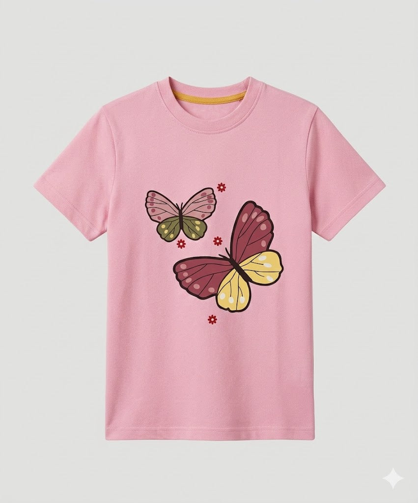 Cute Cartoon Graphic Tee for Kids | Soft Cotton Summer Top