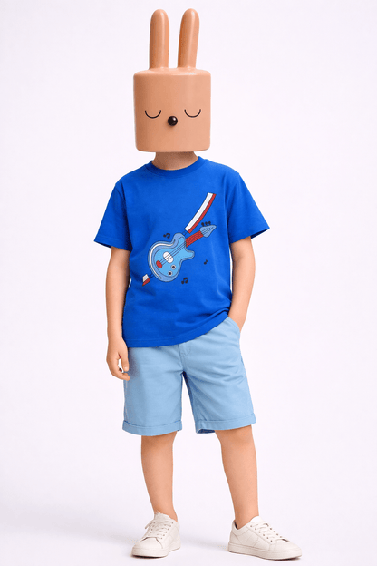 Boys Guitar Graphic T-Shirt