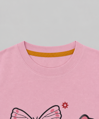 Cute Cartoon Graphic Tee for Kids | Soft Cotton Summer Top