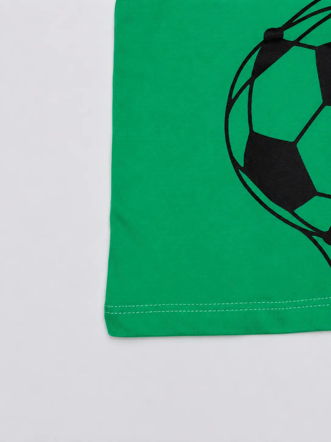 Kids Green Football Graphic Unisex T-Shirt – Premium Casual Cotton Tee