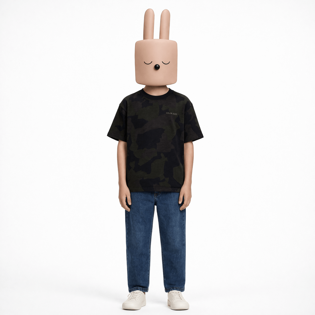 Kids Camouflage Graphic T-Shirt