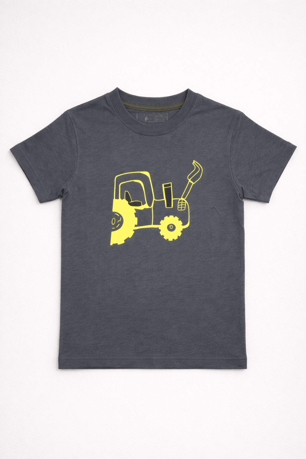 Kids Tractor Print Graphic T-Shirt