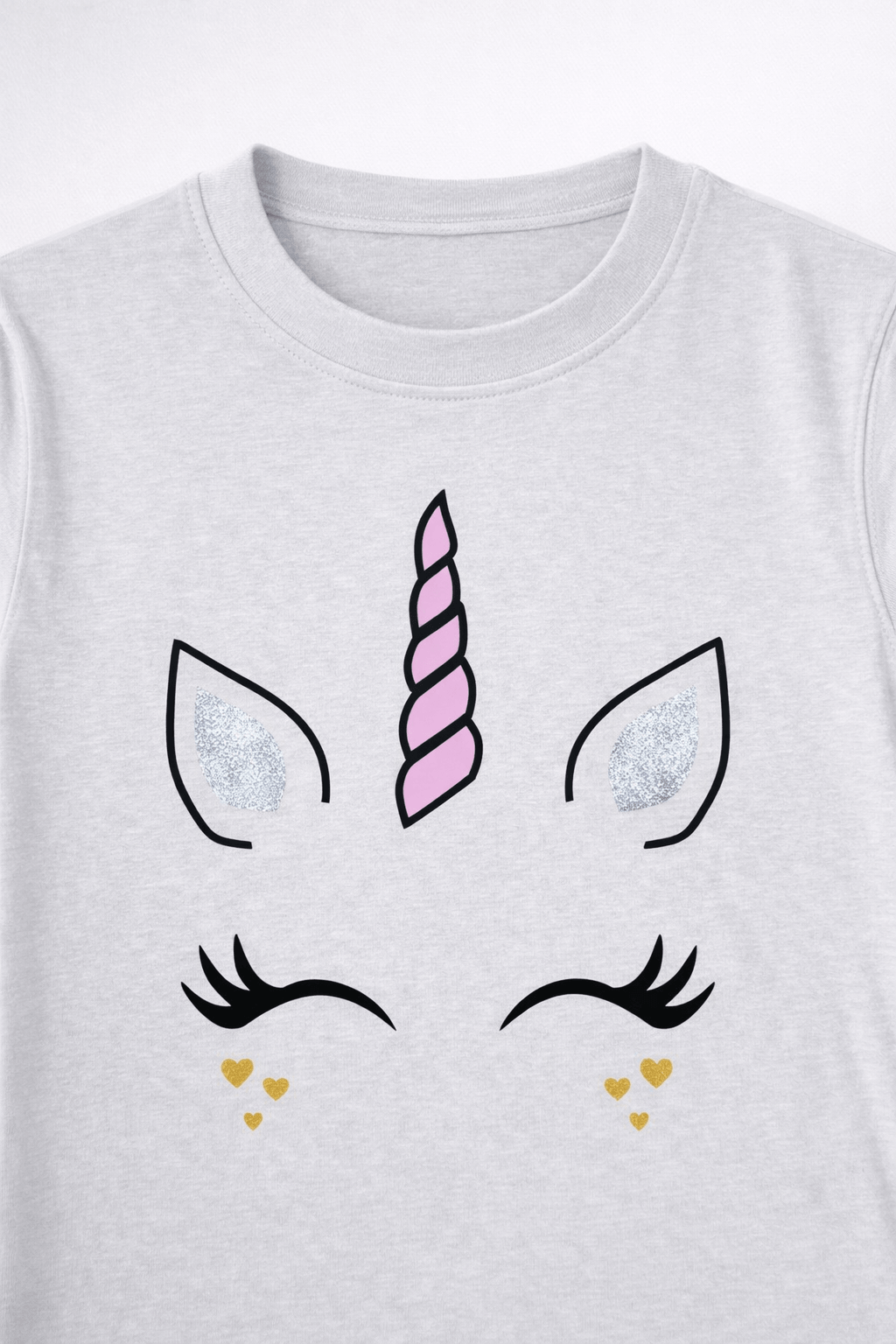 Unicorn Face Graphic T-Shirt