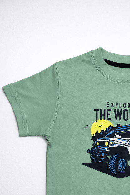 Kids Explore The World Graphic T-Shirt