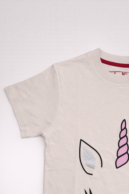Unicorn Face Graphic T-Shirt