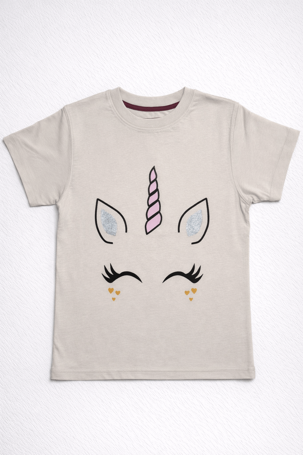 Unicorn Face Graphic T-Shirt