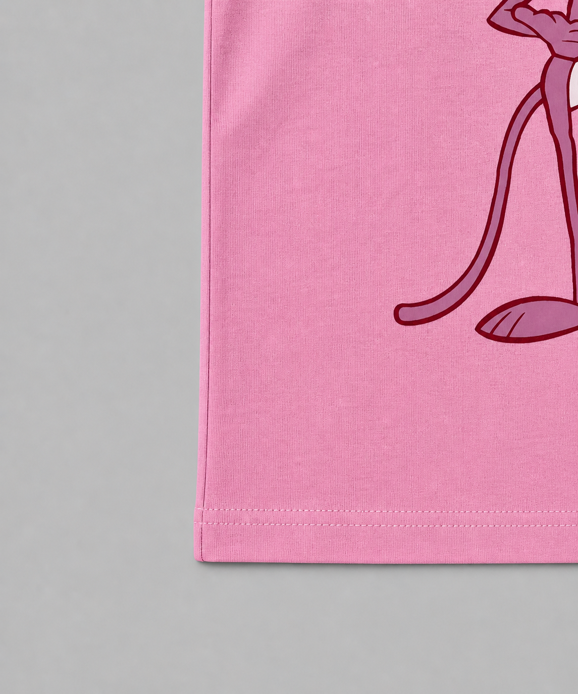 Kids Pink Panther Pink Graphic Tee for Boys