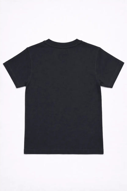 Boys navy Never Tired graphic t-shirt flat lay 5-10 years — MiMo Pakistan