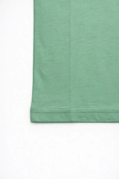 Boys green t-shirt jeep adventure print close-up kids summer wear — MiMo Pakistan