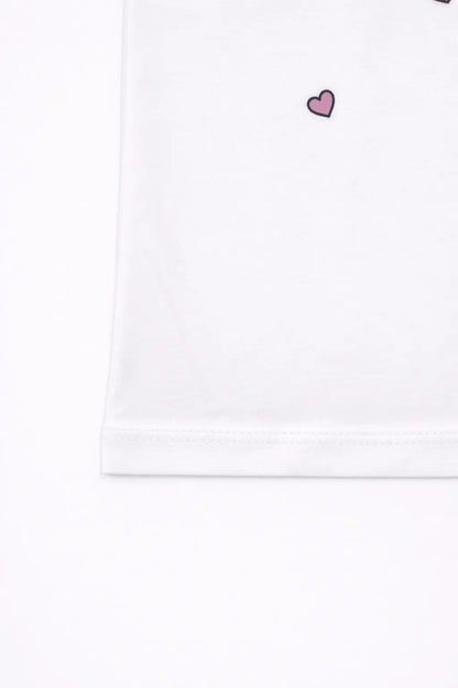 Boys white cartoon printed t-shirt flat lay 5-12 years — MiMo Pakistan