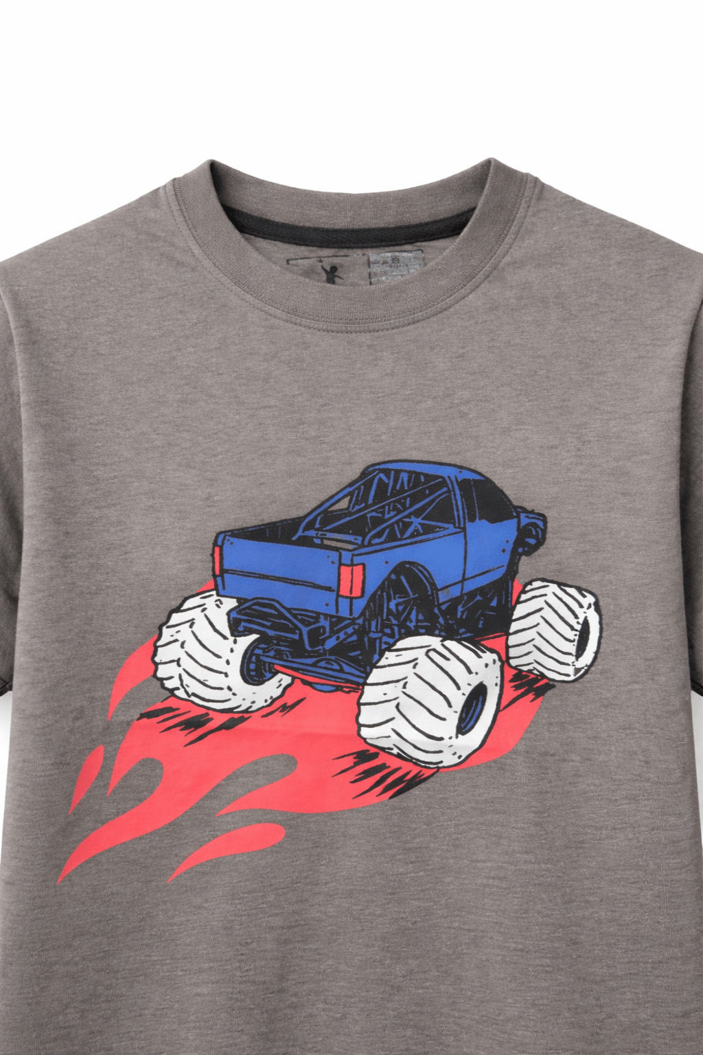 Monster Truck Graphic T-Shirt – Kids Summer Casual Tee