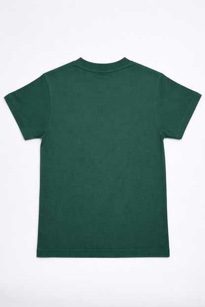 Kids Green Car Graphic T-Shirt