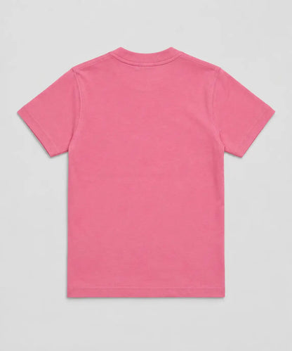 Girls Pink Rainbow Printed T-Shirt | Kids Cotton Summer Wear | MiMo Pakistan