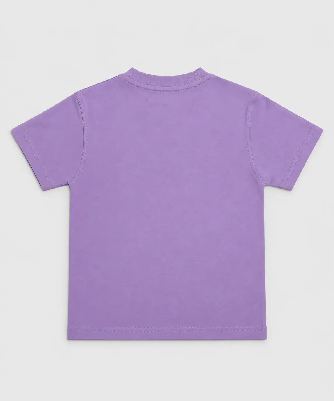 Kids purple shark cartoon t-shirt flat lay 7-12 years — MiMo Pakistan