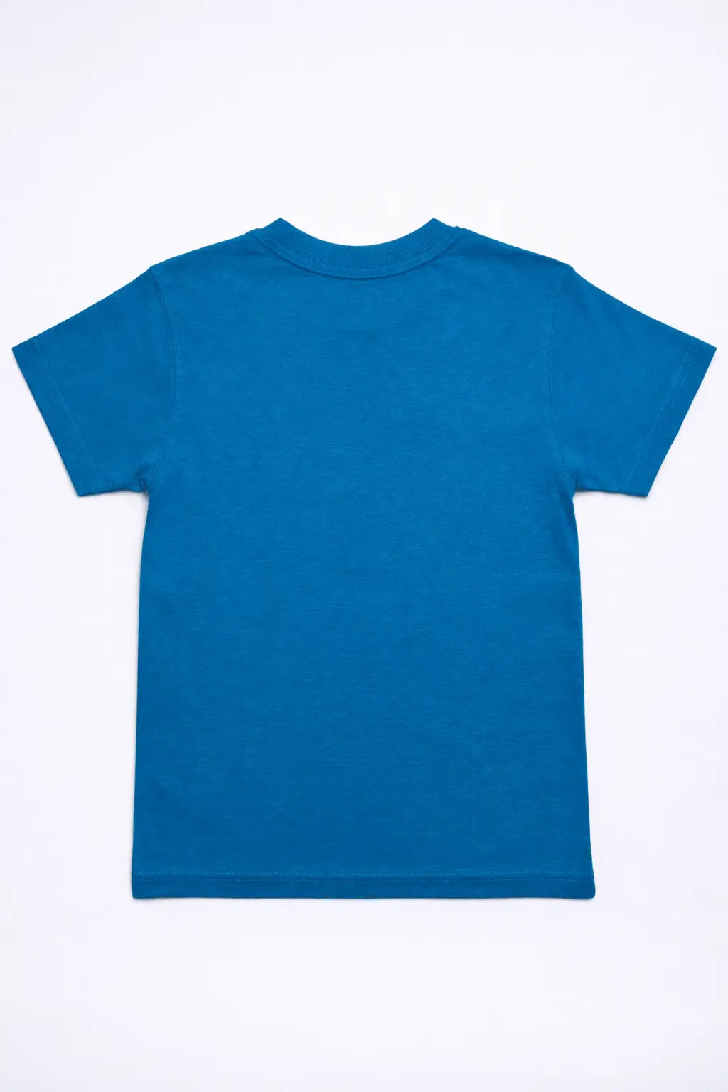 Boys blue burger and fries graphic t-shirt flat lay 5-10 years — MiMo Pakistan